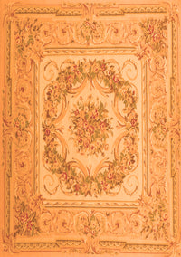 Medallion Orange French Rug, tr2303org