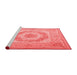 French Red Washable Rugs