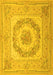 Medallion Yellow French Rug, tr2303yw