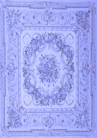 Medallion Blue French Rug, tr2303blu