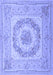 Medallion Blue French Rug, tr2303blu