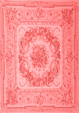 Medallion Red French Area Rugs