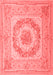 Medallion Red French Area Rugs