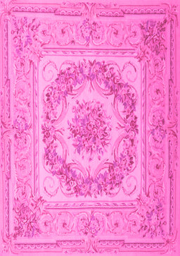 Medallion Pink French Rug, tr2303pnk