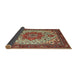 Sideview of Traditional Saffron Red Persian Rug, tr2304