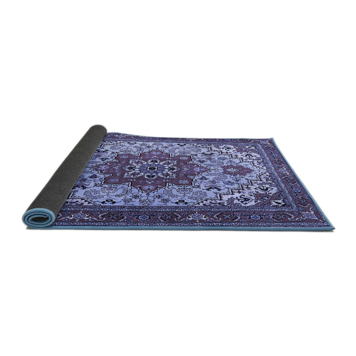 Sideview of Persian Blue Traditional Rug, tr2304blu