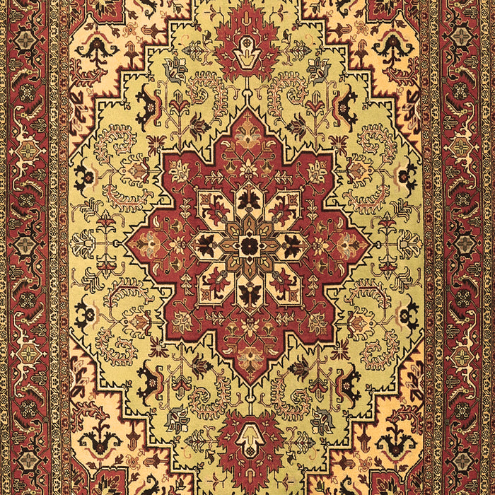 Machine Washable Persian Brown Traditional Rug, wshtr2304brn