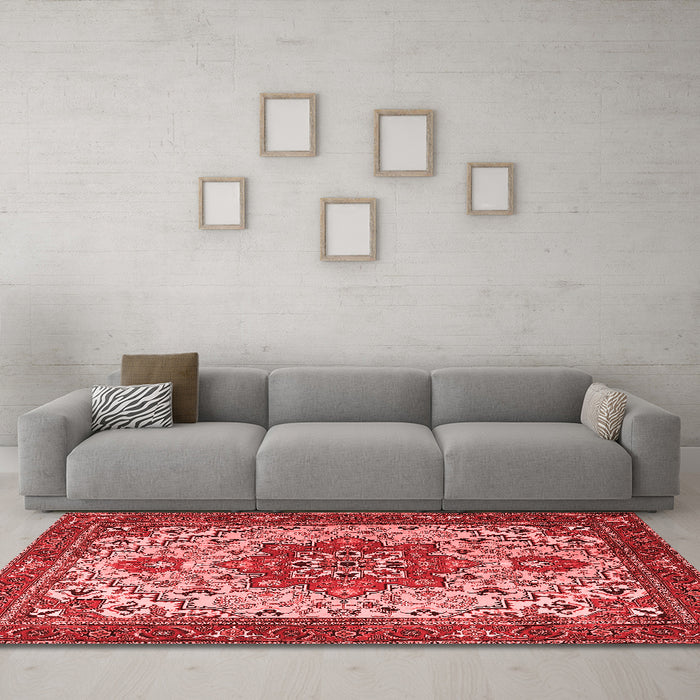 Traditional Red Washable Rugs