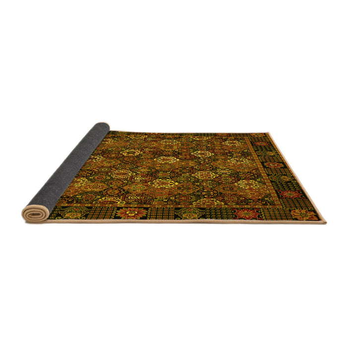 Sideview of Persian Yellow Traditional Rug, tr2305yw