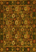 Machine Washable Persian Yellow Traditional Rug, wshtr2305yw