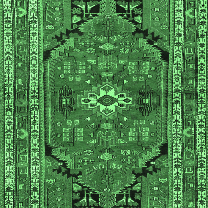 Persian Emerald Green Traditional Rug, tr2306emgrn