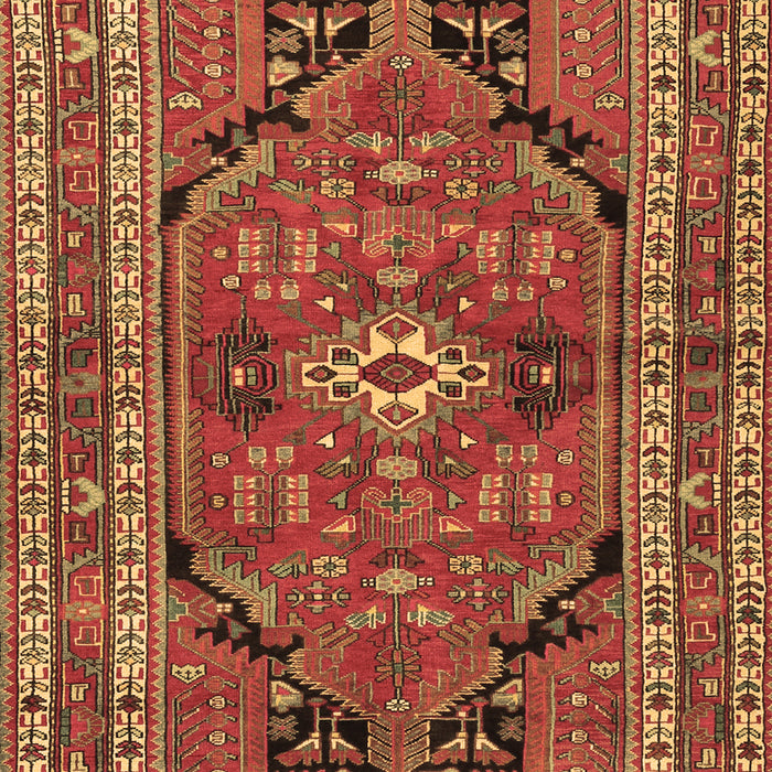Machine Washable Persian Brown Traditional Rug, wshtr2306brn