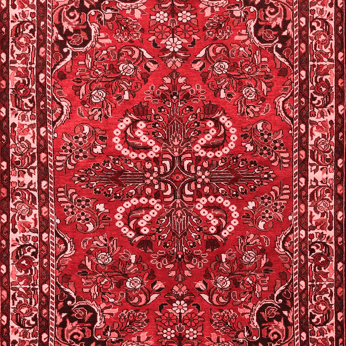 Machine Washable Persian Red Traditional Rug, wshtr2307red