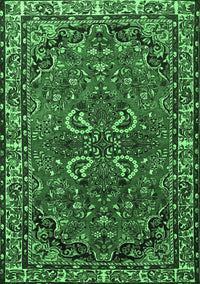 Persian Emerald Green Traditional Rug, tr2307emgrn