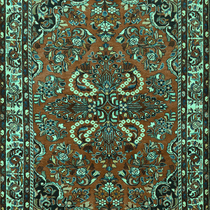 Persian Turquoise Traditional Rug, tr2307turq