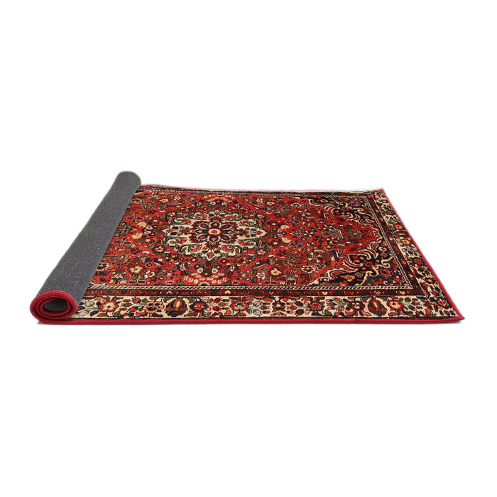 Sideview of Traditional Cranberry Red Persian Rug, tr2308