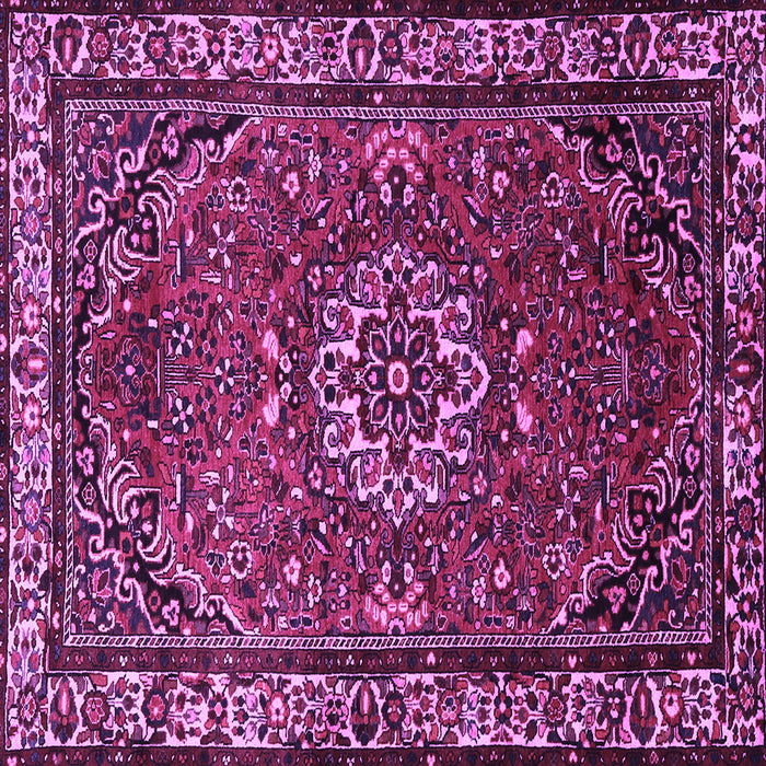 Square Persian Purple Traditional Rug, tr2308pur