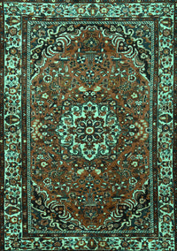 Persian Turquoise Traditional Rug, tr2308turq