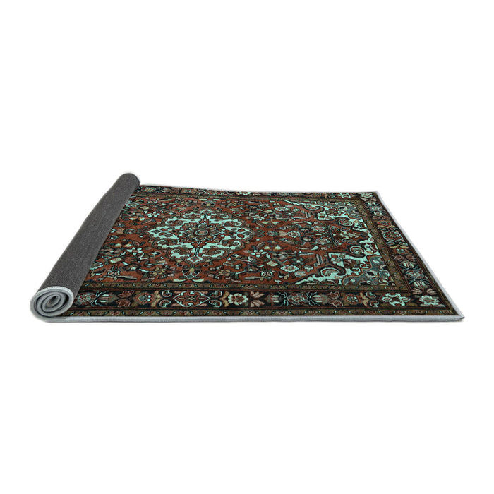 Sideview of Persian Light Blue Traditional Rug, tr2309lblu