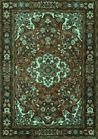 Persian Turquoise Traditional Rug, tr2309turq
