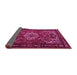 Sideview of Persian Pink Traditional Rug, tr2309pnk