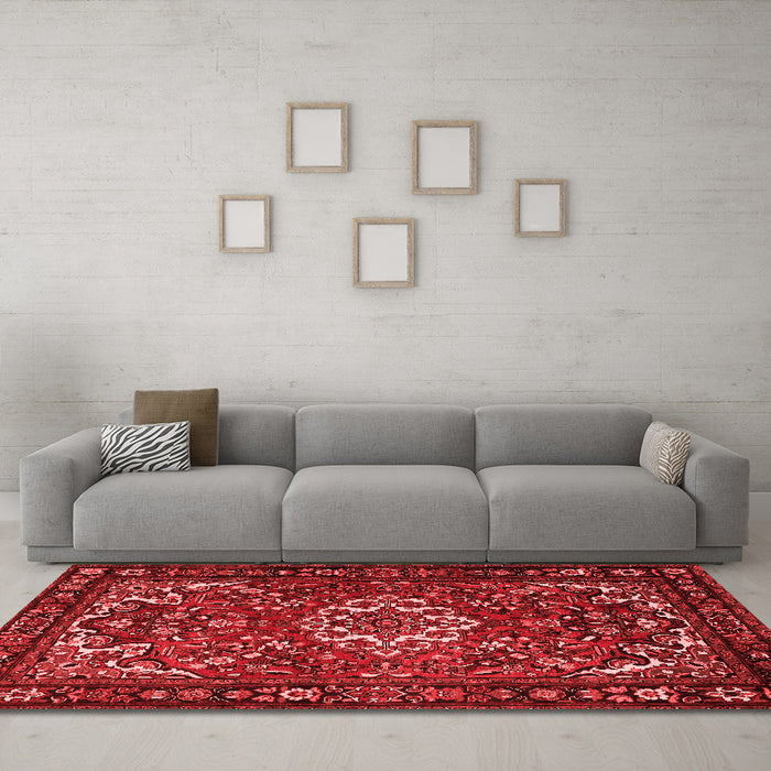 Traditional Red Washable Rugs