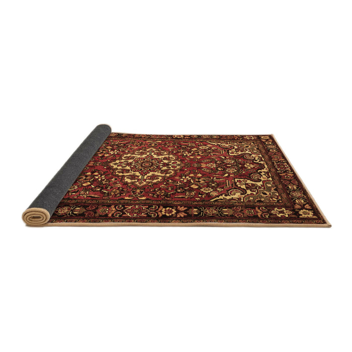 Sideview of Persian Brown Traditional Rug, tr2309brn