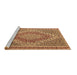 Sideview of Machine Washable Persian Brown Traditional Rug, wshtr230brn