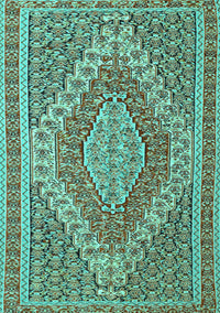 Persian Turquoise Traditional Rug, tr230turq