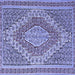 Square Persian Blue Traditional Rug, tr230blu