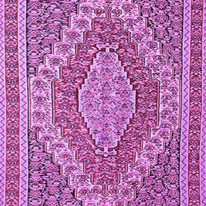 Machine Washable Persian Purple Traditional Area Rugs, wshtr230pur
