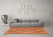 Machine Washable Persian Orange Traditional Area Rugs in a Living Room, wshtr230org