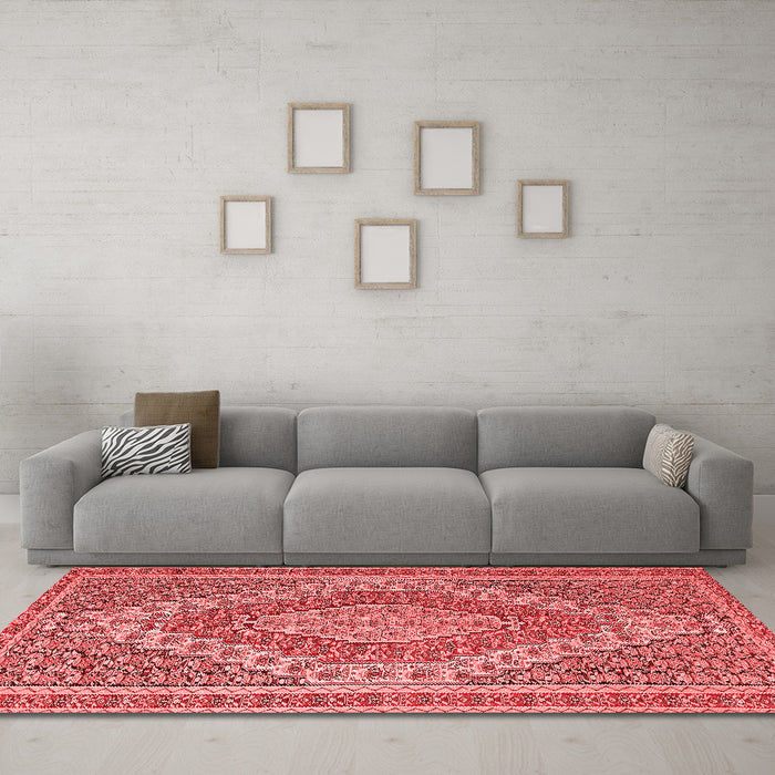 Traditional Red Washable Rugs