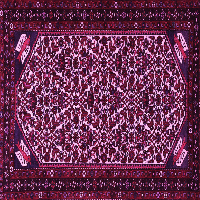 Square Persian Pink Traditional Rug, tr2310pnk