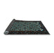 Sideview of Persian Light Blue Traditional Rug, tr2310lblu