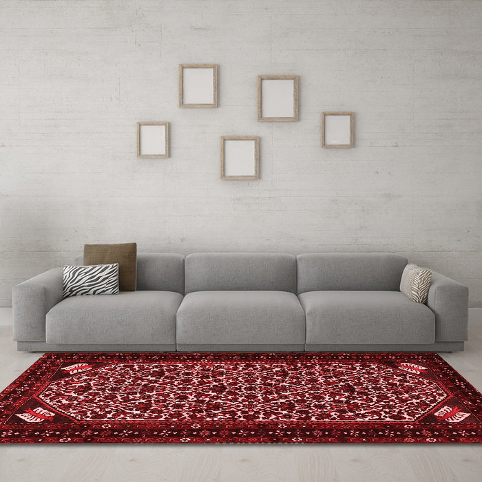 Traditional Red Washable Rugs