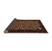Sideview of Persian Brown Traditional Rug, tr2310brn