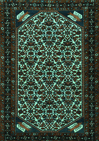 Persian Turquoise Traditional Rug, tr2310turq