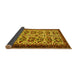 Sideview of Persian Yellow Traditional Rug, tr2311yw