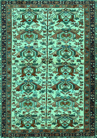 Persian Turquoise Traditional Rug, tr2311turq