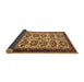 Sideview of Persian Brown Traditional Rug, tr2311brn