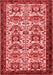 Persian Red Traditional Area Rugs