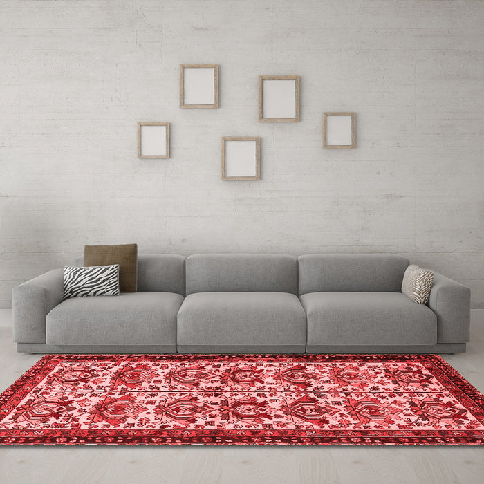 Traditional Red Washable Rugs