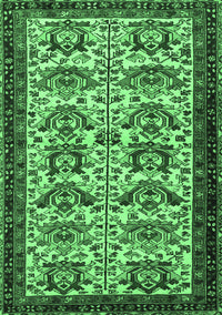 Persian Emerald Green Traditional Rug, tr2311emgrn