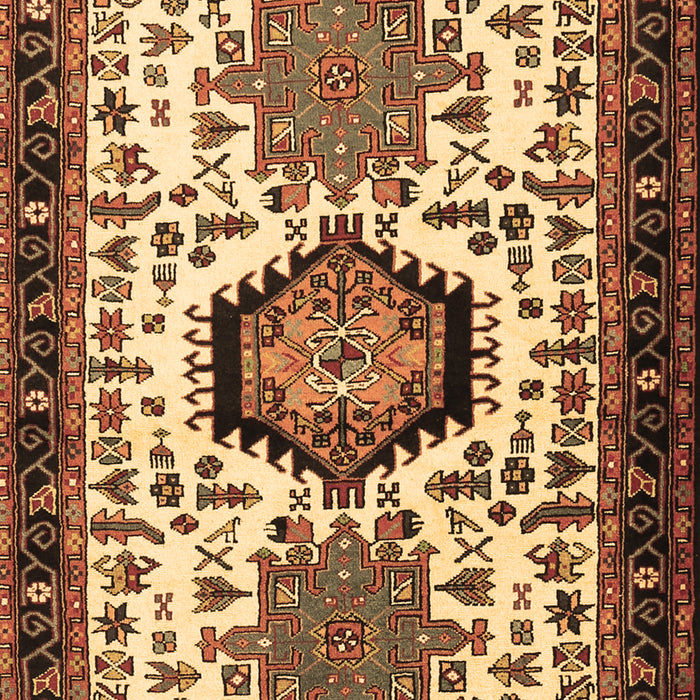 Machine Washable Persian Brown Traditional Rug, wshtr2312brn