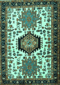 Persian Turquoise Traditional Rug, tr2312turq