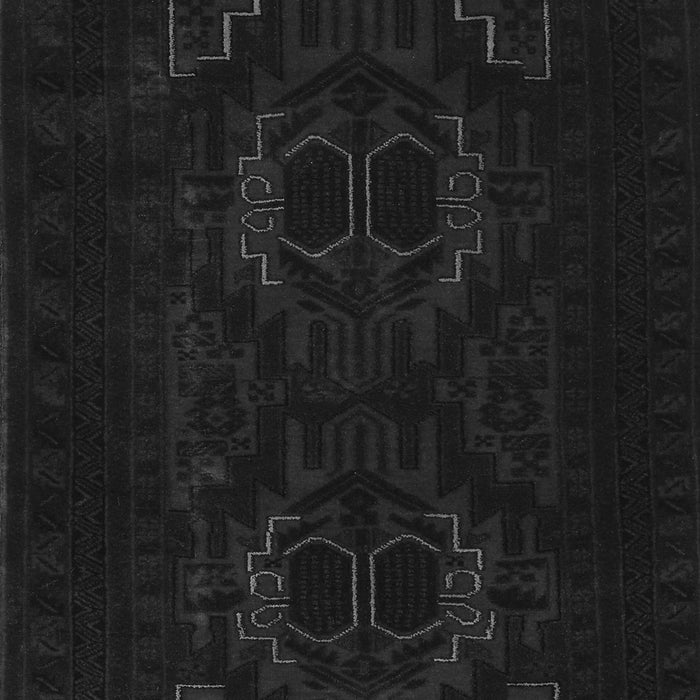 Serging Thickness of Machine Washable Persian Gray Traditional Rug, wshtr2313gry