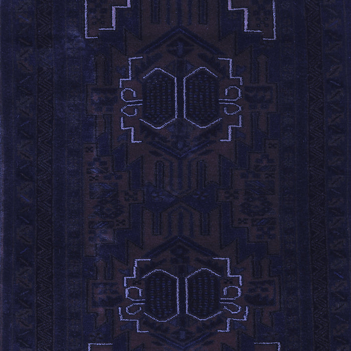 Machine Washable Persian Blue Traditional Rug, wshtr2313blu