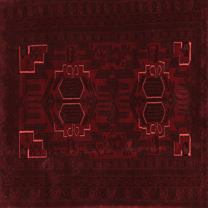 Machine Washable Persian Red Traditional Rug, wshtr2313red
