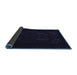 Sideview of Persian Blue Traditional Rug, tr2313blu